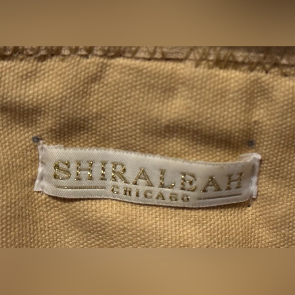 NEW Shiraleah Jute clutch Handbag with silver Rope - Picture 3 of 7